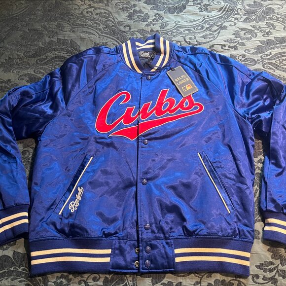 Limited Edition Chicago Cubs Polo Ralph Lauren Royal Raglan Full-Snap Jacket